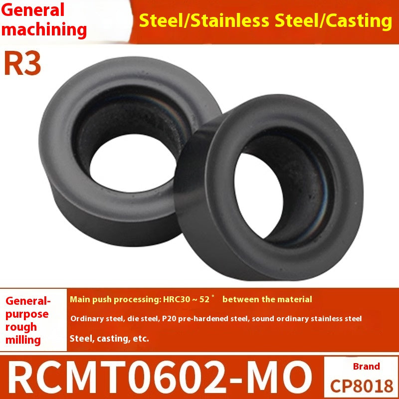 6009 CNC milling inserts RPMW carbide R5 machining center R4 milling machine R6 milling inserts RPMT round cutter grain cutting tools Shandong Denso Pricision Tools Co.,Ltd.